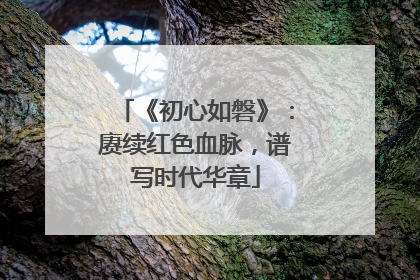 《初心如磐》：赓续红色血脉，谱写时代华章