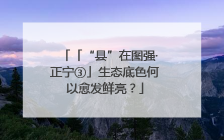 「“县”在图强·正宁③」生态底色何以愈发鲜亮？