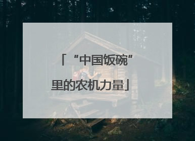 “中国饭碗”里的农机力量