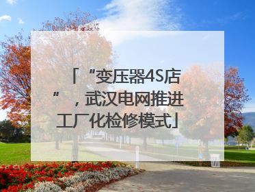 “变压器4S店”，武汉电网推进工厂化检修模式