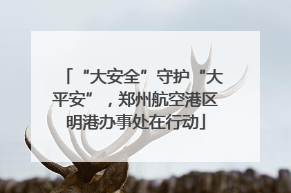 “大安全”守护“大平安”，郑州航空港区明港办事处在行动