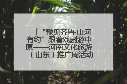 “豫见齐鲁·山河有约”跟着戏剧游中原——河南文化旅游（山东）推广周活动菏泽站活动举行