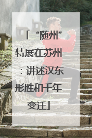 “随州”特展在苏州：讲述汉东形胜和千年变迁
