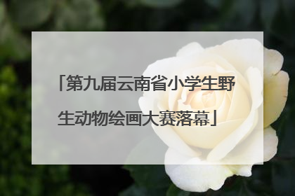 第九届云南省小学生野生动物绘画大赛落幕