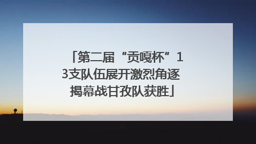 第二届“贡嘎杯”13支队伍展开激烈角逐 揭幕战甘孜队获胜