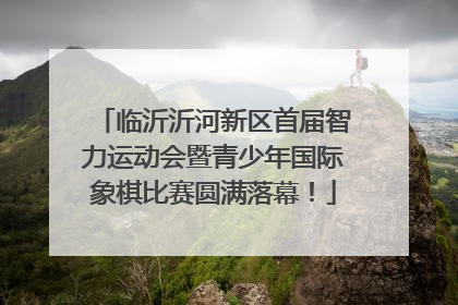 临沂沂河新区首届智力运动会暨青少年国际象棋比赛圆满落幕！