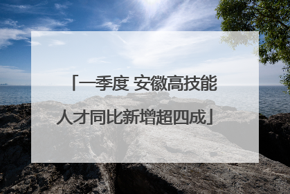 一季度 安徽高技能人才同比新增超四成