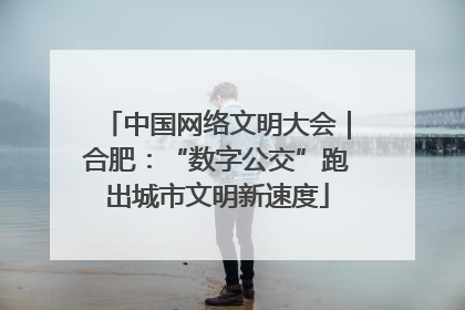 中国网络文明大会｜合肥：“数字公交”跑出城市文明新速度