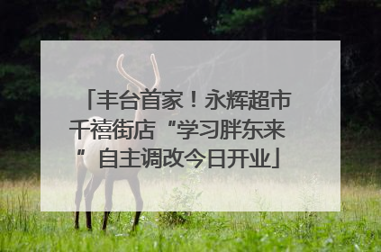 丰台首家！永辉超市千禧街店“学习胖东来”自主调改今日开业