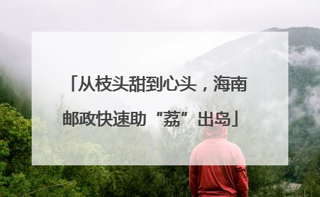 从枝头甜到心头，海南邮政快速助“荔”出岛