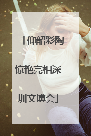 仰韶彩陶惊艳亮相深圳文博会