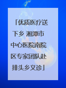 优质医疗送下乡 湘潭市中心医院南院区专家团队赴排头乡义诊