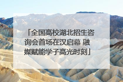 全国高校湖北招生咨询会首场在汉启幕 融媒赋能学子高光时刻