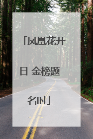 凤凰花开日 金榜题名时