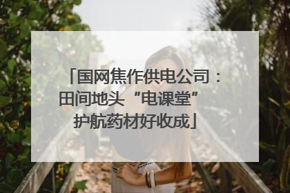 国网焦作供电公司：田间地头“电课堂” 护航药材好收成
