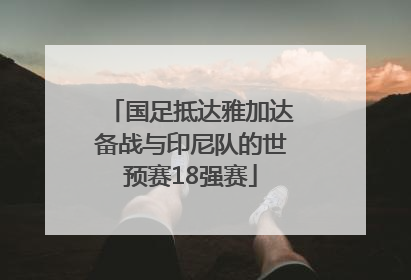国足抵达雅加达备战与印尼队的世预赛18强赛