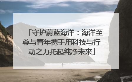 守护蔚蓝海洋：海洋至尊与青年携手用科技与行动之力托起纯净未来