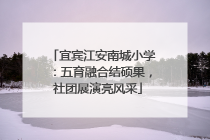 宜宾江安南城小学：五育融合结硕果，社团展演亮风采