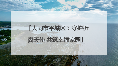大同市平城区：守护折翼天使 共筑幸福家园
