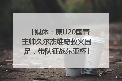 媒体：原U20国青主帅久尔杰维奇救火国足，带队征战东亚杯
