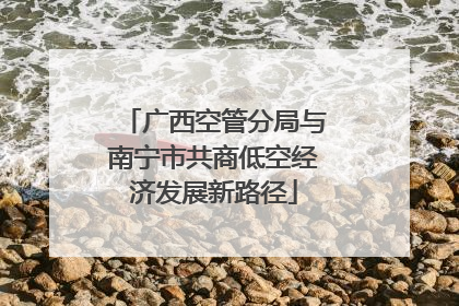 广西空管分局与南宁市共商低空经济发展新路径