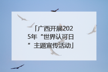 广西开展2025年“世界认可日”主题宣传活动