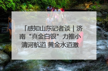 感知山东记者谈｜济南“真金白银”力推小清河航道 黄金水道激活区域经济新动能