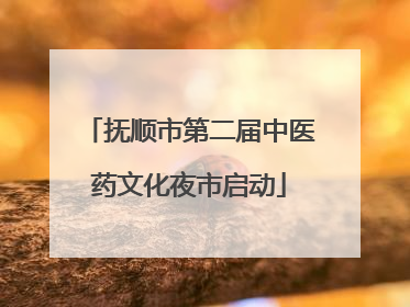 抚顺市第二届中医药文化夜市启动