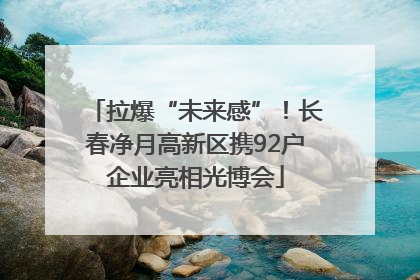 拉爆“未来感”！长春净月高新区携92户企业亮相光博会