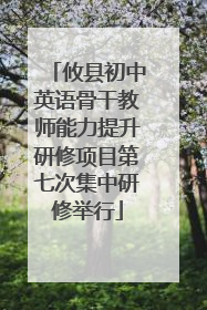 攸县初中英语骨干教师能力提升研修项目第七次集中研修举行