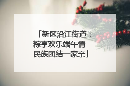 新区沿江街道：粽享欢乐端午情 民族团结一家亲