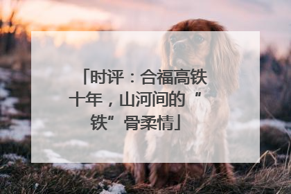 时评：合福高铁十年，山河间的“铁”骨柔情
