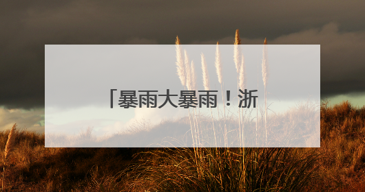 暴雨大暴雨！浙江直冲39℃，更强降水这天杀到
