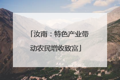 汝南：特色产业带动农民增收致富