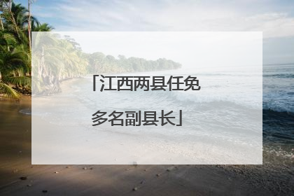 江西两县任免多名副县长