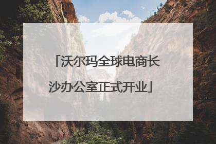 沃尔玛全球电商长沙办公室正式开业