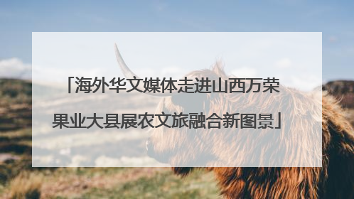 海外华文媒体走进山西万荣 果业大县展农文旅融合新图景