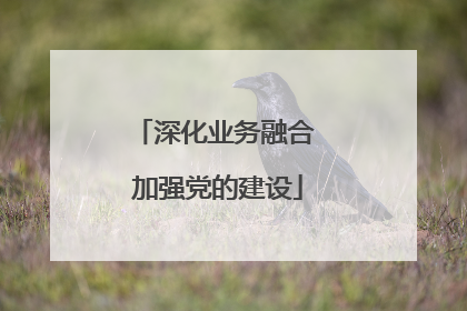 深化业务融合 加强党的建设
