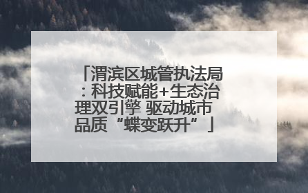 渭滨区城管执法局：科技赋能+生态治理双引擎 驱动城市品质“蝶变跃升”