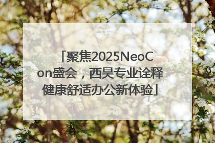 聚焦2025NeoCon盛会，西昊专业诠释健康舒适办公新体验