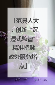 范县人大：创新“沉浸式监督” 精准把脉政务服务堵点