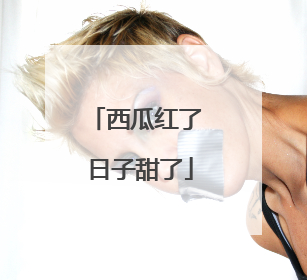 西瓜红了 日子甜了