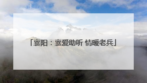 襄阳：襄爱助听 情暖老兵