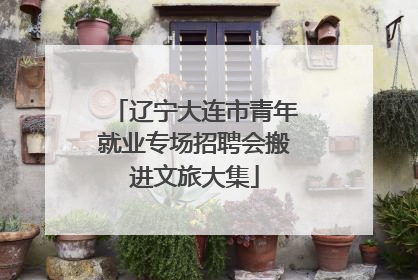 辽宁大连市青年就业专场招聘会搬进文旅大集