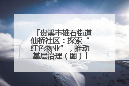 贵溪市雄石街道仙桥社区：探索“红色物业”，推动基层治理（图）