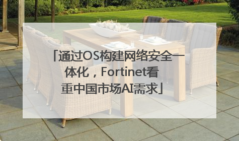 通过OS构建网络安全一体化，Fortinet看重中国市场AI需求