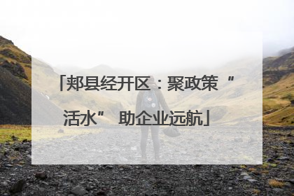 郏县经开区：聚政策“活水” 助企业远航
