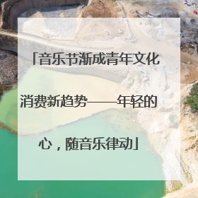 音乐节渐成青年文化消费新趋势——年轻的心，随音乐律动