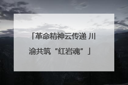 革命精神云传递 川渝共筑“红岩魂”