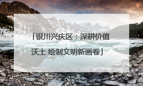 银川兴庆区：深耕价值沃土 绘制文明新画卷